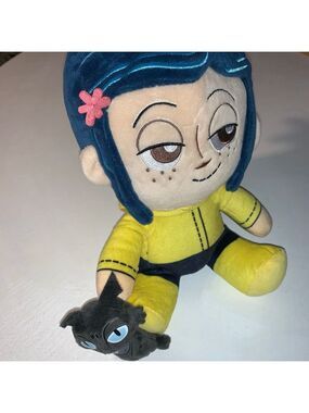 Girls LAIKA Coraline Stuffed Animal One Size Yellow Blue